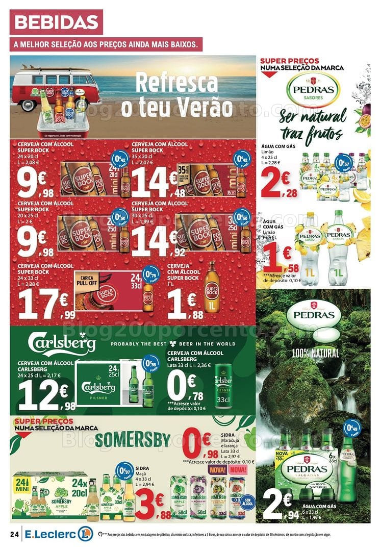 Antevisão Folheto E-LECLERC Promoções de 6 a 12 agosto